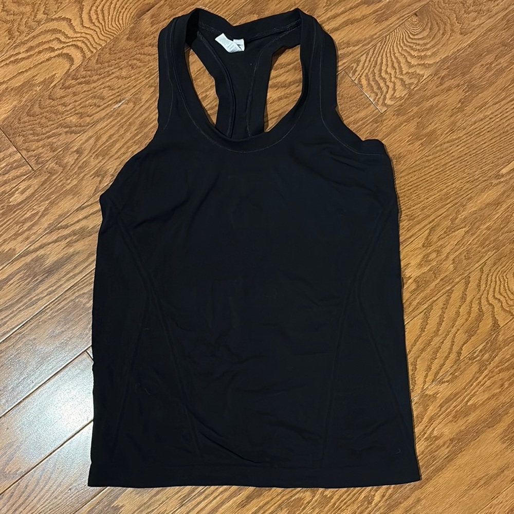 Athleta Black Racerback Sleeveless Tank Top